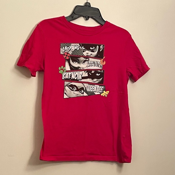 Miraculous Ladybug T-Shirt Girls - Picture 1 of 3